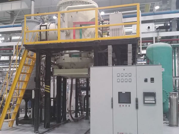 Vertical Bottom Loading Vacuum Brazing Furnace