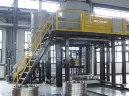 Vertikal Bottom Loading Vakuum Glühofen